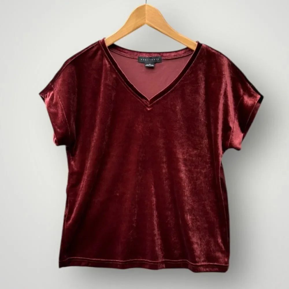 5 for $45 Sanctuary Velvet Top Blouse Shirt Size XS